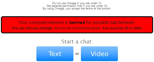 Does omegle report to police